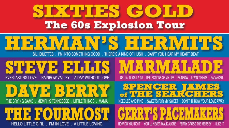 Sixties Gold – 60's Explosion Show | Venue Cymru